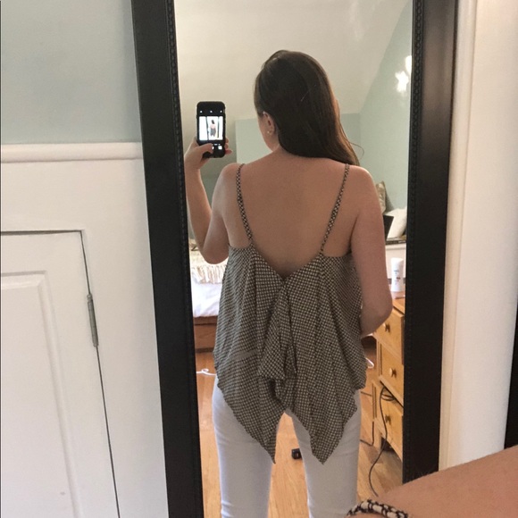 Leith Tops - Draped Back Spaghetti Strap Top